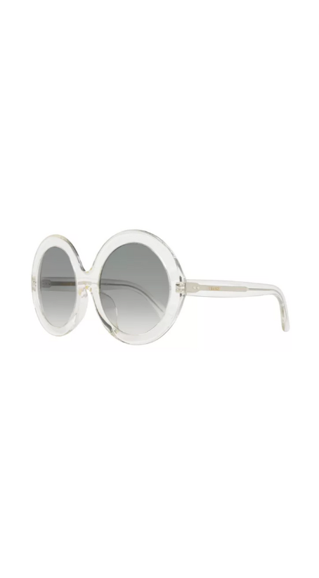 Sutton Stracke's Clear Round Sunglasses