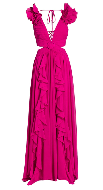 Venita Aspen’s Pink Ruffle Confessional Dress 1