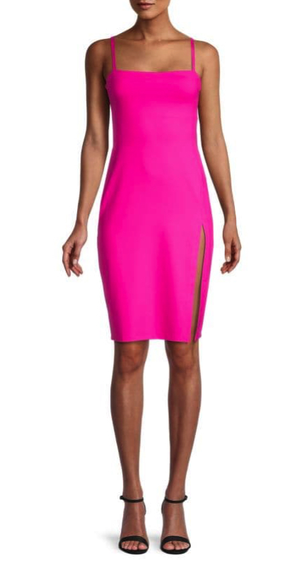 Melissa Gorga’s Pink Slit Dress