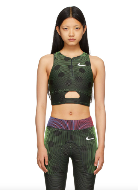 Sanya Richards Ross' Nike Polka Dot Crop Top