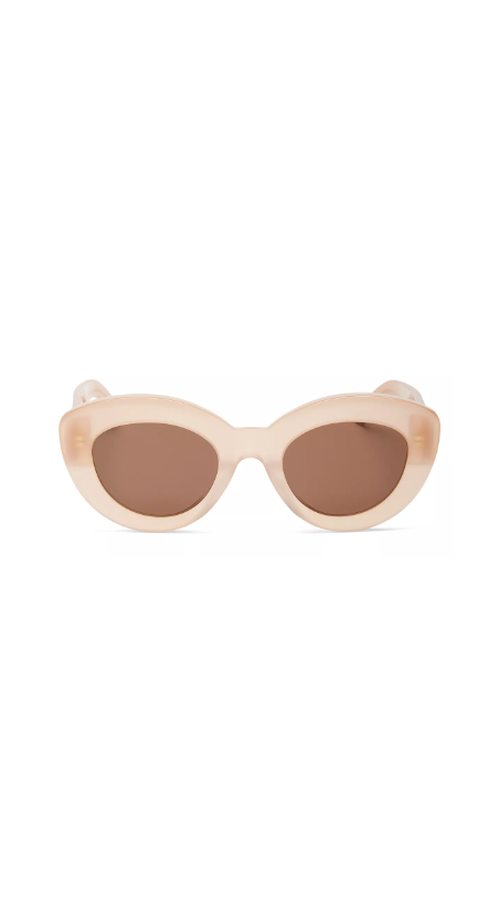 Sutton Stracke's Peach Cat Eye Sunglasses