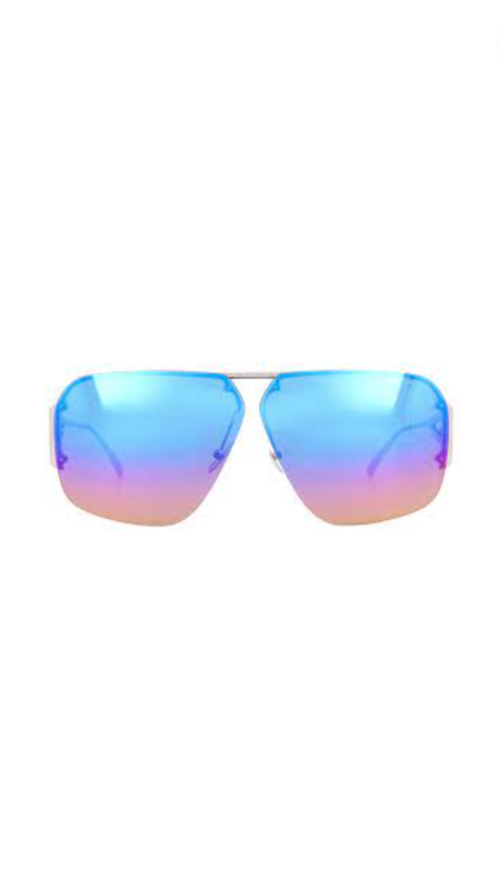 Diana Jenkins' Rainbow Mirrored Sunglasses