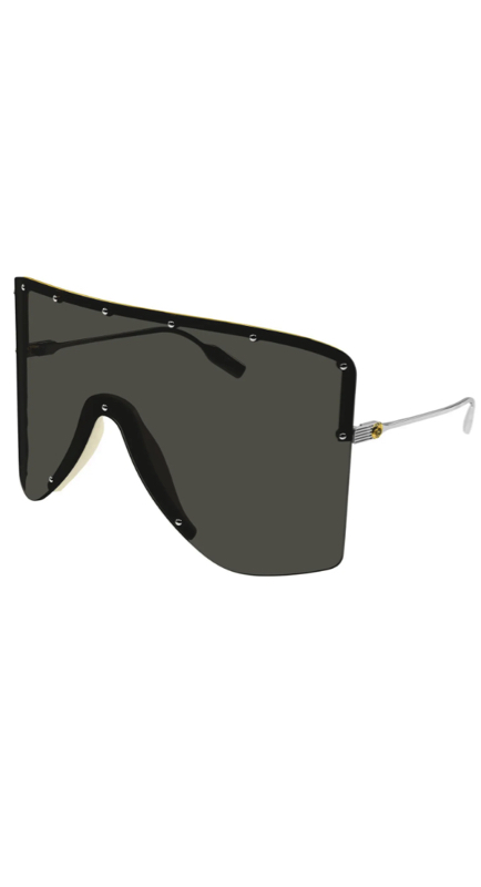 Garcelle Beauvais’ Black Studded Shield Sunglasses 1