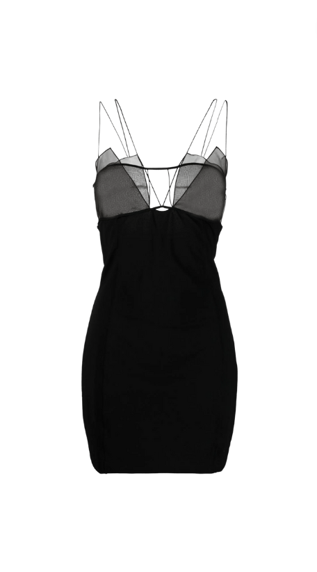 Kristin Cavallari's Black Cutout Mini Dress