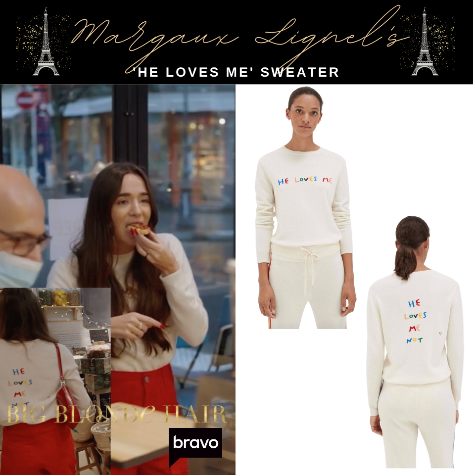 Margaux Lignel's 'He Loves Me' Sweater