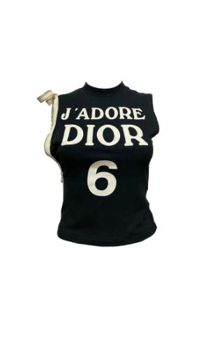 Dorit Kemsley's Black J'Adore Dior Tank