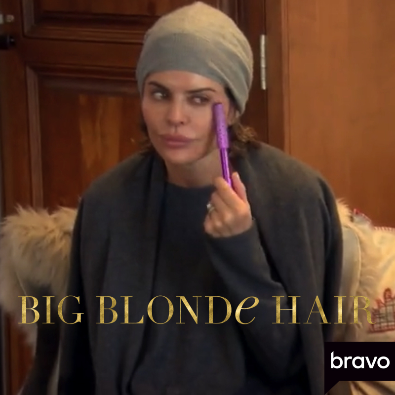 The Real Housewives of Beverly Hills’ Purple Facial Roller 1