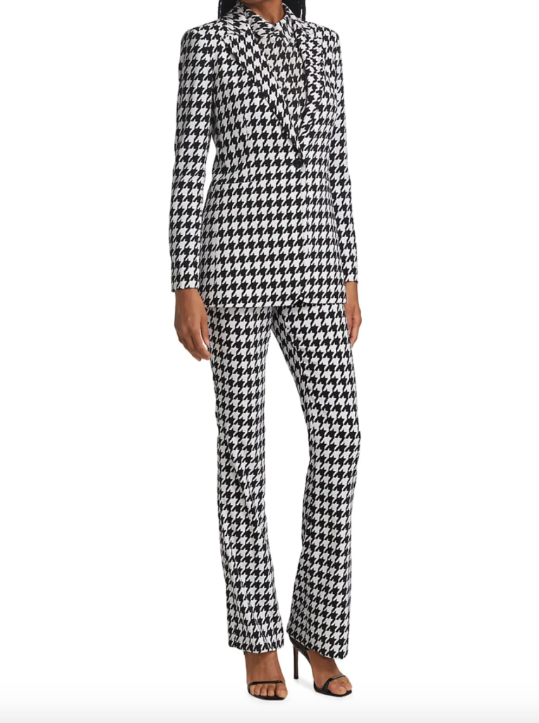 Robyn Dixon's Houndstooth Suit