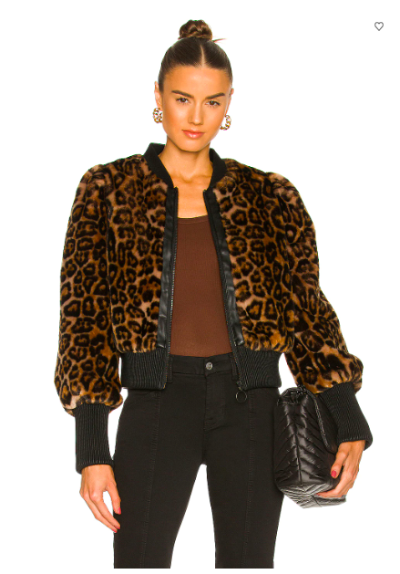 Tamra Judge's Leopard Fur Bomber Jacket