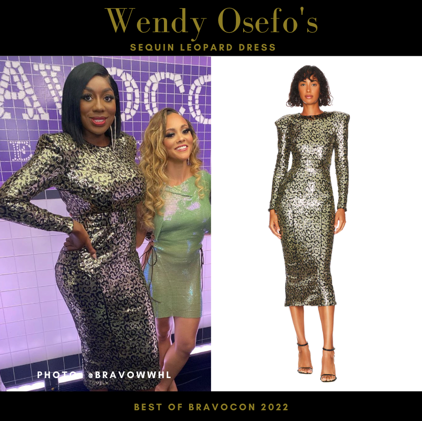 Wendy Osefo's Sequin Leopard Dress