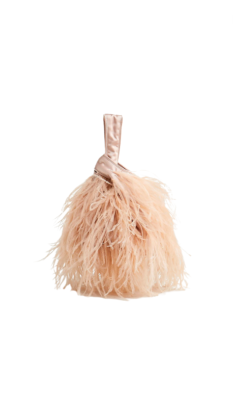 Crystal Kung Minkoff's Pink Feather Bag