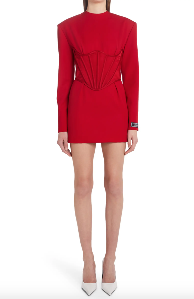 Diana Jenkins' Red Corset Dress