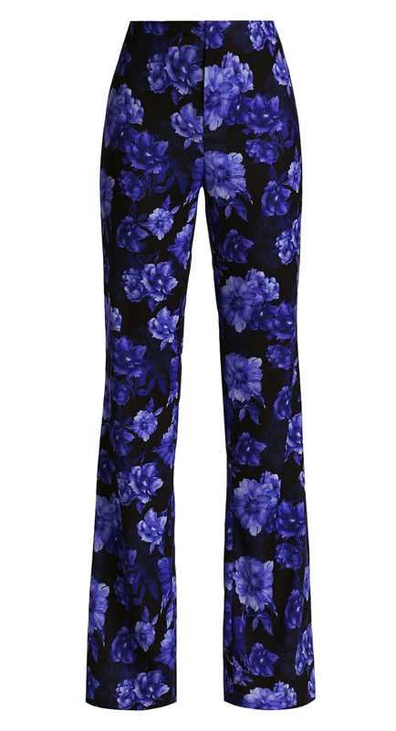 Jackie Goldschneider’s Blue Floral Pants