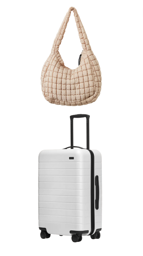 Kristin Cavallari's Luggage and Quilted Bag