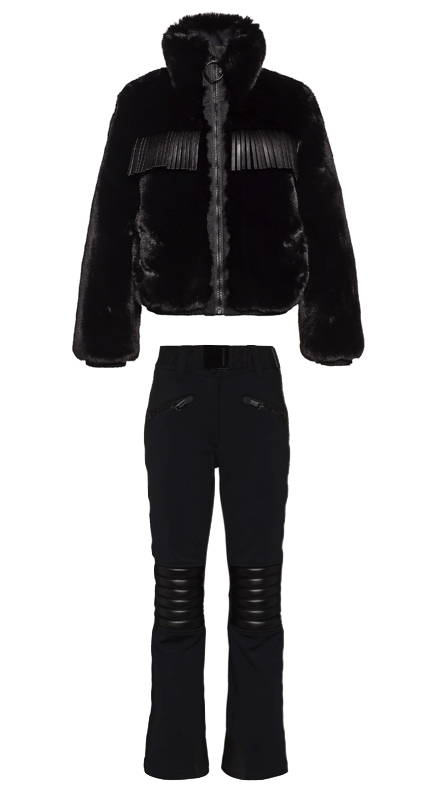 Lisa Barlow’s Black Fur Fringe Jacket