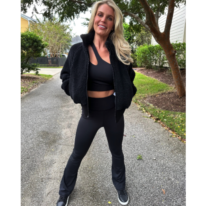 Madison LeCroy’s Black Workout Outfit 1