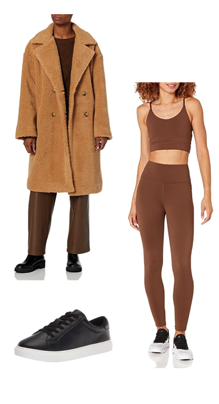 Madison LeCroy’s Brown Workout Outfit