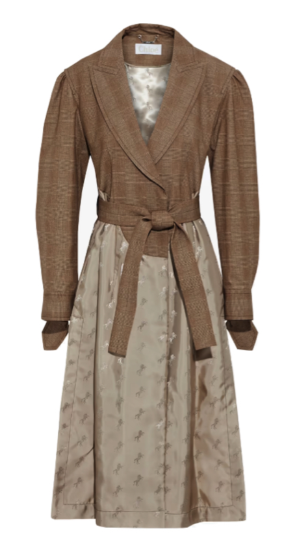 Meredith Marks’ Brown Trench Coat