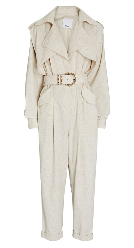 Meredith Marks’ Ivory Trench Jumpsuit 1
