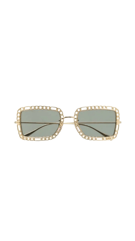 Robyn Dixon's Gold Chain Sunglasses