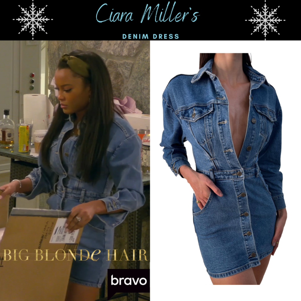 Ciara Miller’s Denim Dress