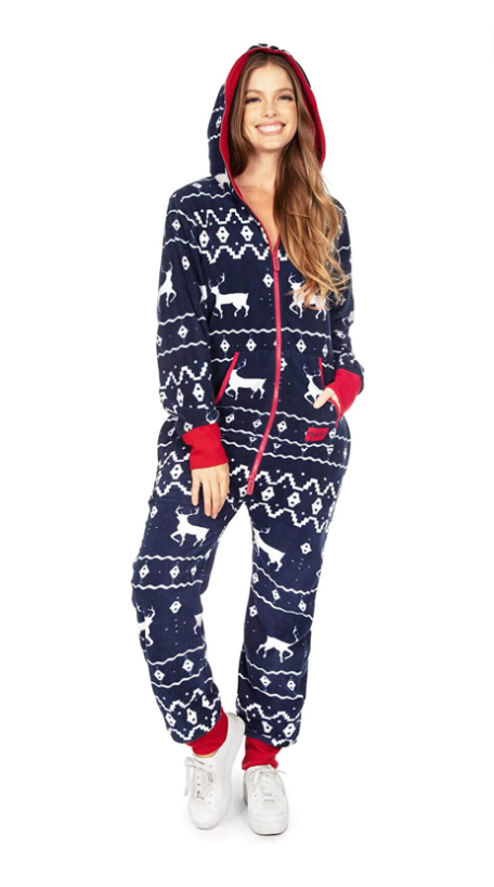 Crystal Kung Minkoff's Holiday Onsie Pajamas