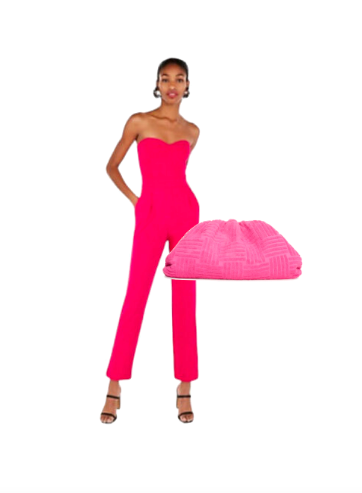 Heather Gay's Pink Jumpsuit & Clutch