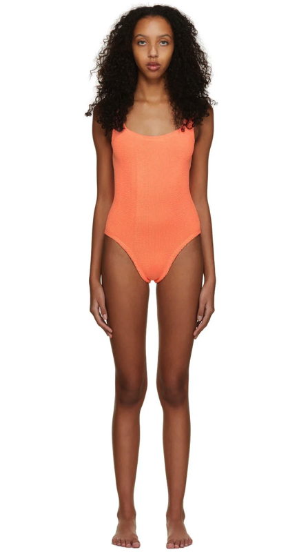 Lisa Barlow’s Coral One Piece Swimsuit 1