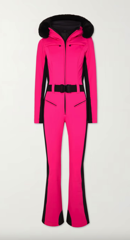 Lisa Barlow’s Pink Ski Suit