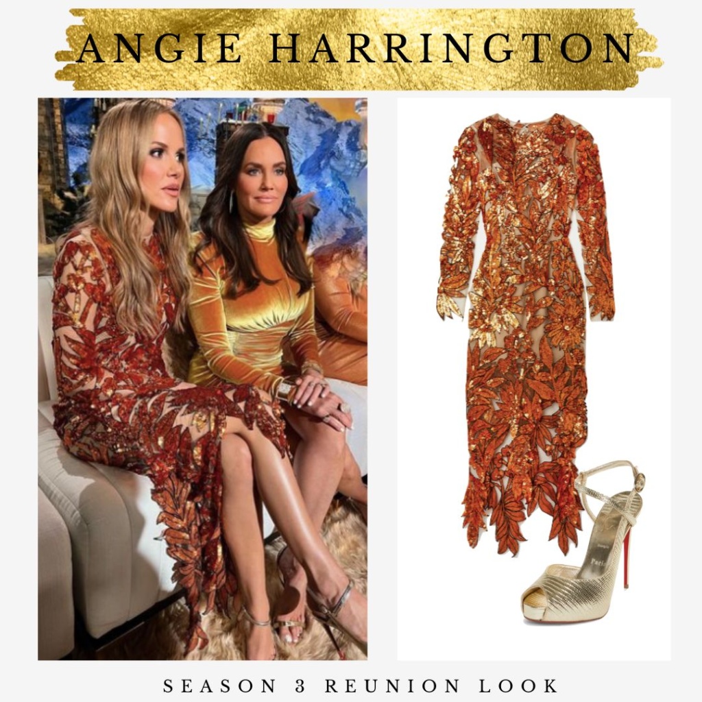 Angie Harrington's Real Housewives of Salt Lake City Season 3 Reunion Dress