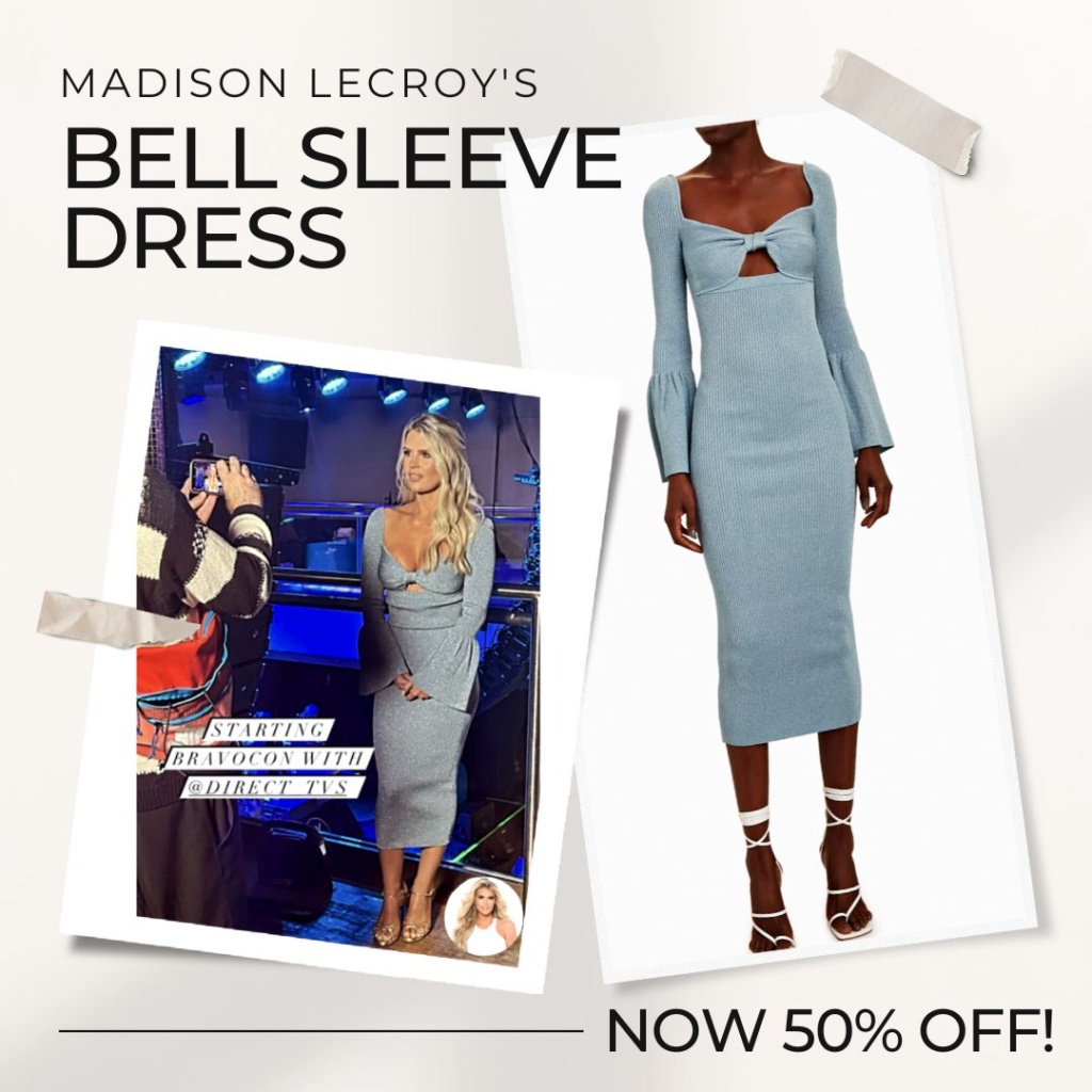 Madison LeCroy's Blue Bow Dress