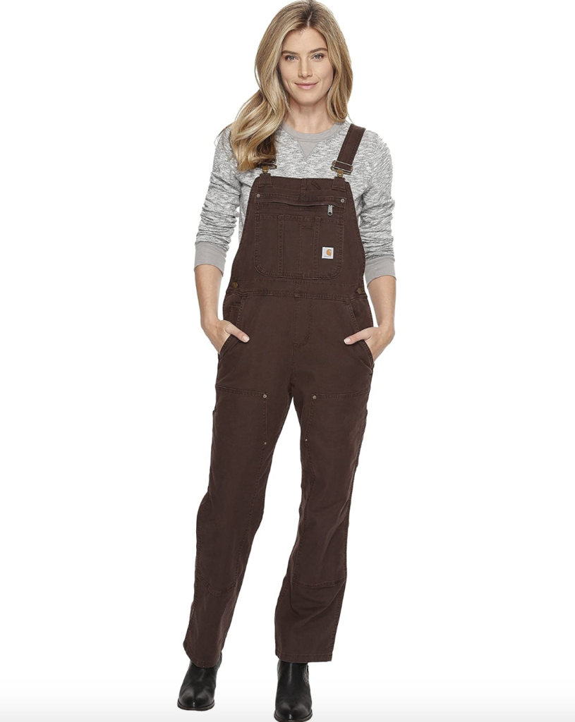 Madison LeCroy's Brown Overalls