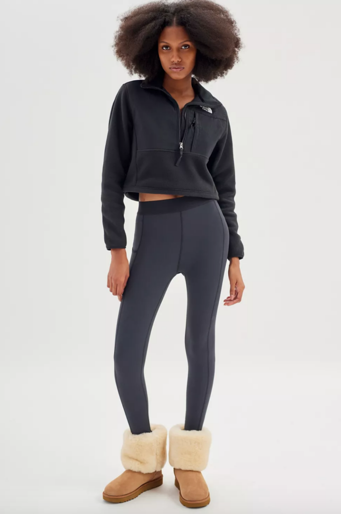 Madison LeCroy's Cropped North Face Fleece