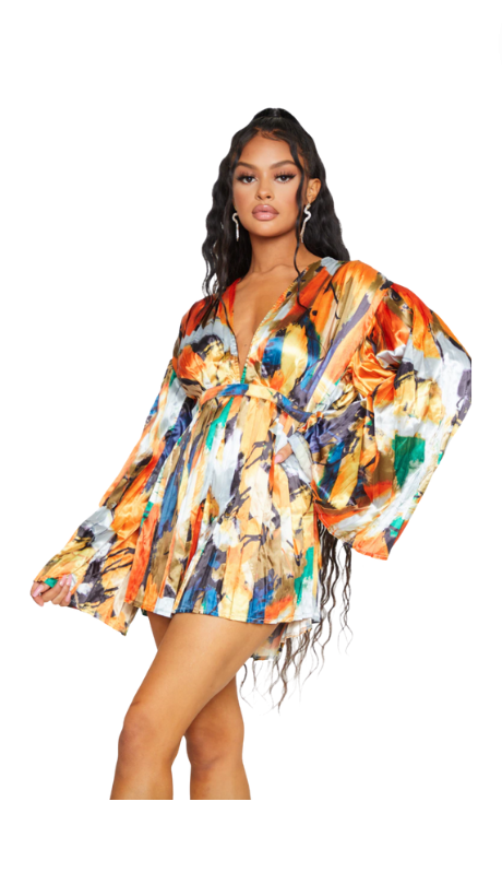 Wendy Osefo's Abstract Print Romper