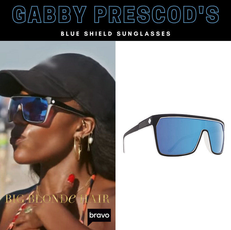 Gabby Prescod's Blue Shield Sunglasses