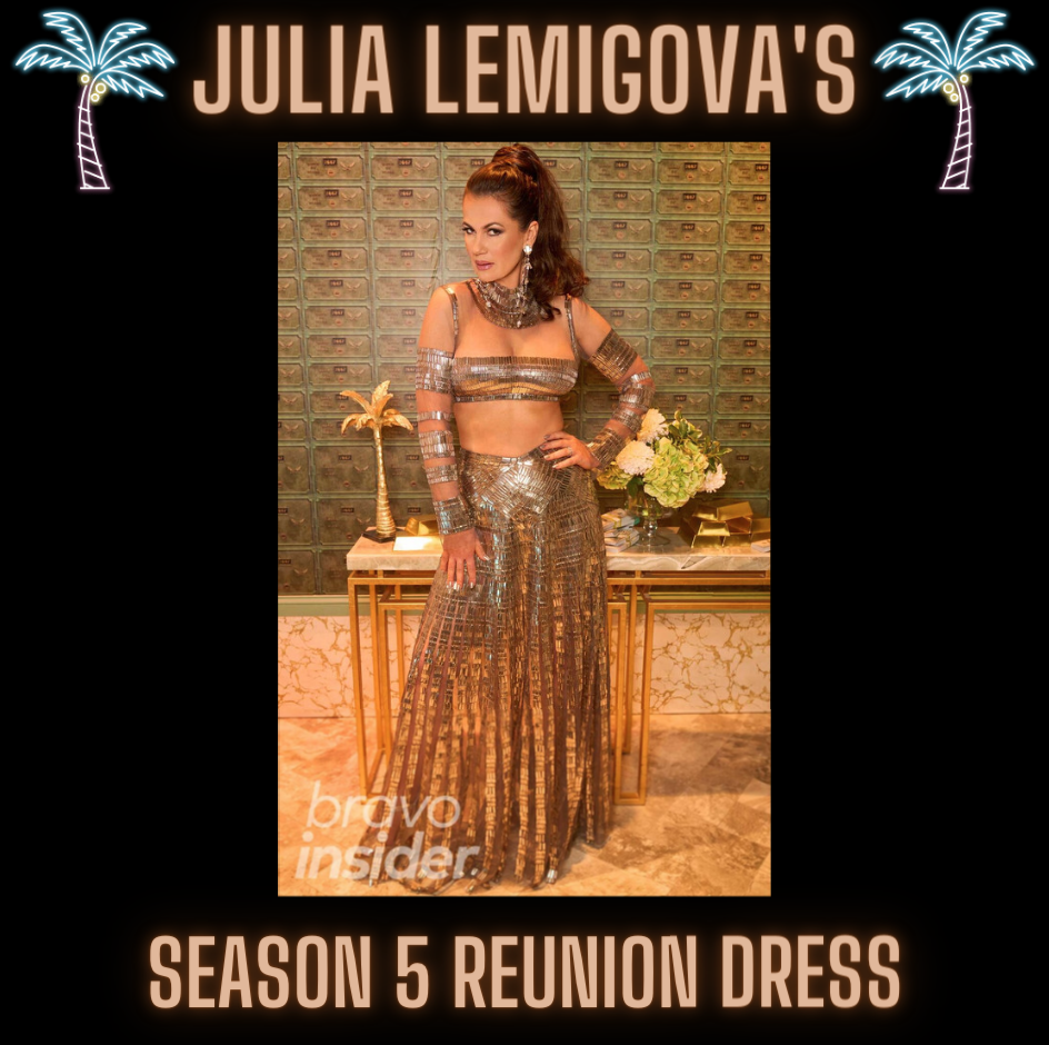 Julia Lemigova's Season 5 Reunion Look