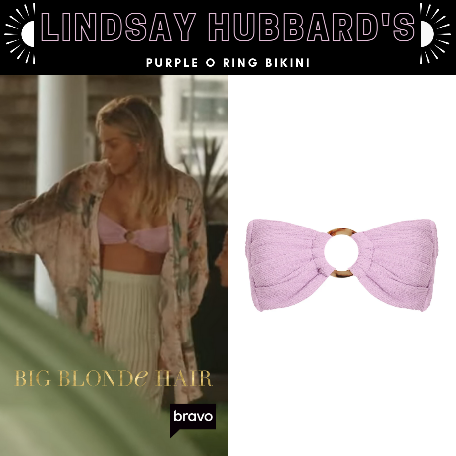 Lindsay Hubbard's Purple O Ring Bikini