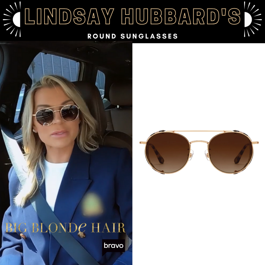Lindsay Hubbard's Round Sunglasses