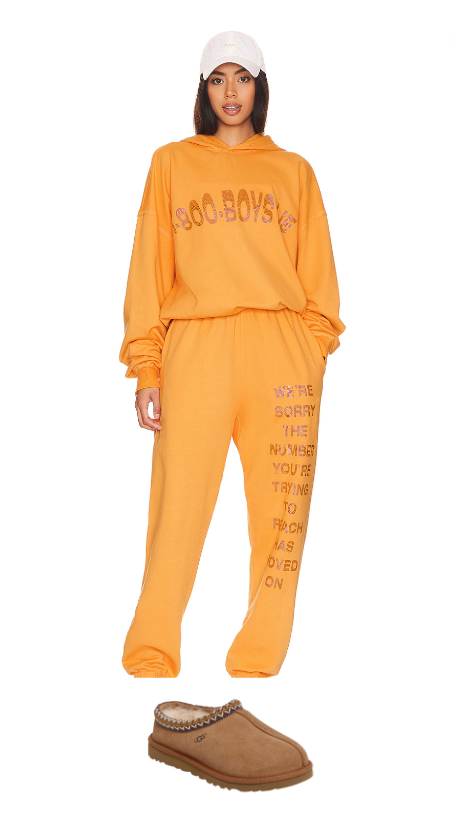 Ariana Madix's Yellow Boys Lie Sweatsuit