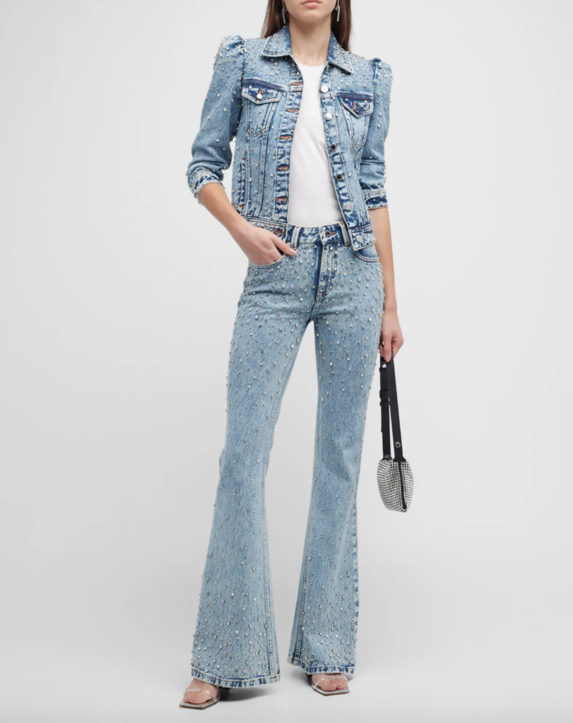 Erika Jayne's Crystal Embellished Jeans and Jacket