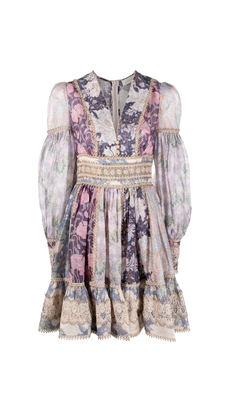 Jennifer Aydin's Floral Patchwork Dress