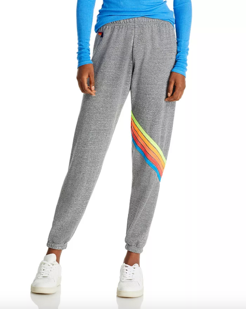 Lisa Barlow's Grey Rainbow Sweatpants