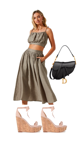 Melissa Gorga's Top and Skirt Set