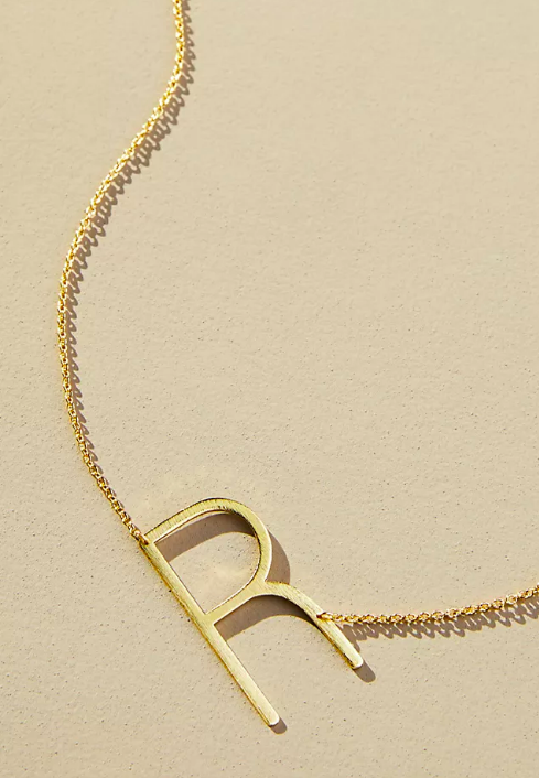 Rachel Fuda's R Necklace