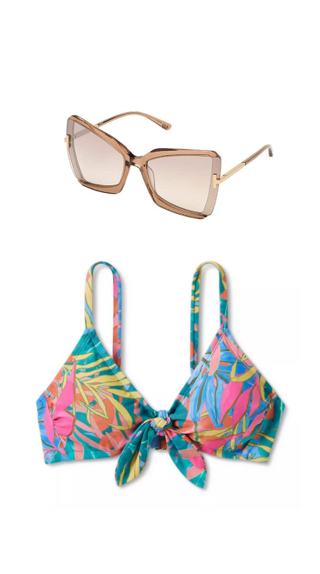 Jenn Fessler's Tropical Print Bikini