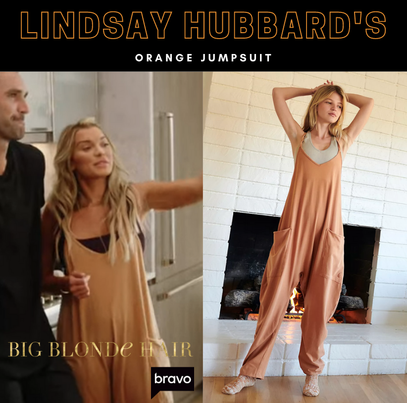 Lindsay Hubbard's Orange Jumpsuit