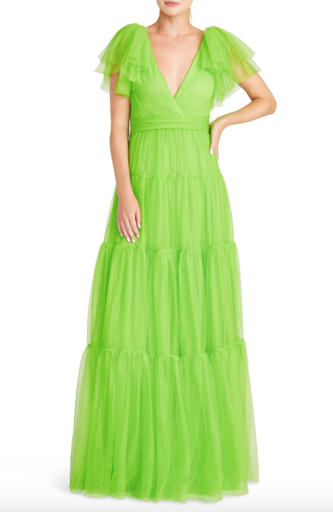 Marlo Hampton's Neon Green Tulle Dress