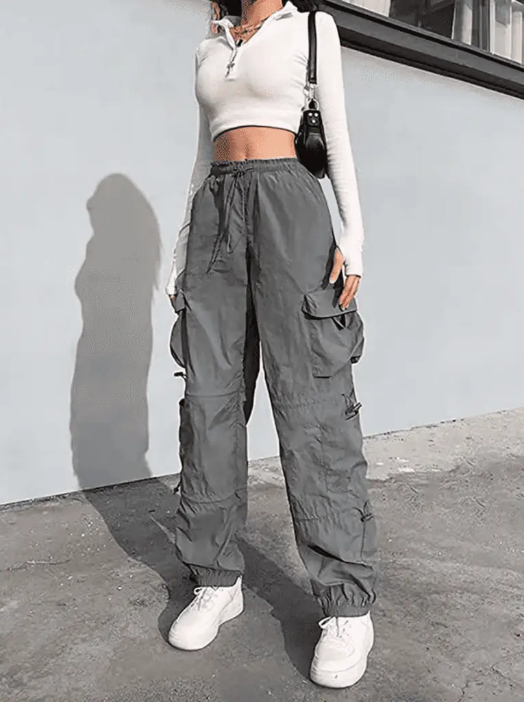 Amanda Batula's Grey Cargo Pants