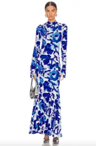 Crystal Kung Minkoff's Blue Floral Dress