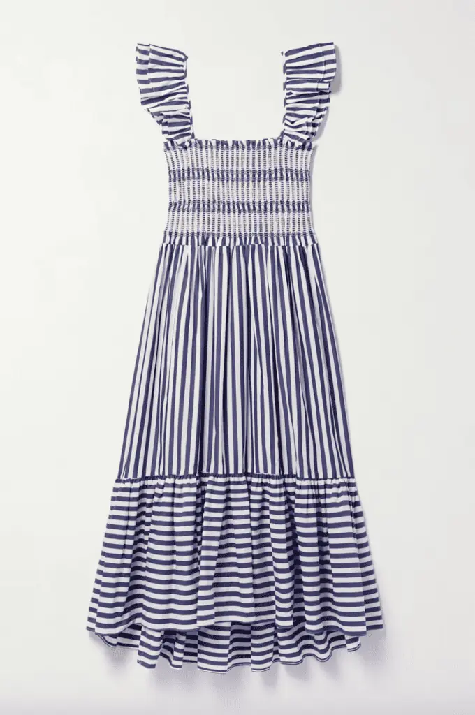 Crystal Kung Minkoff's Blue Striped Dress